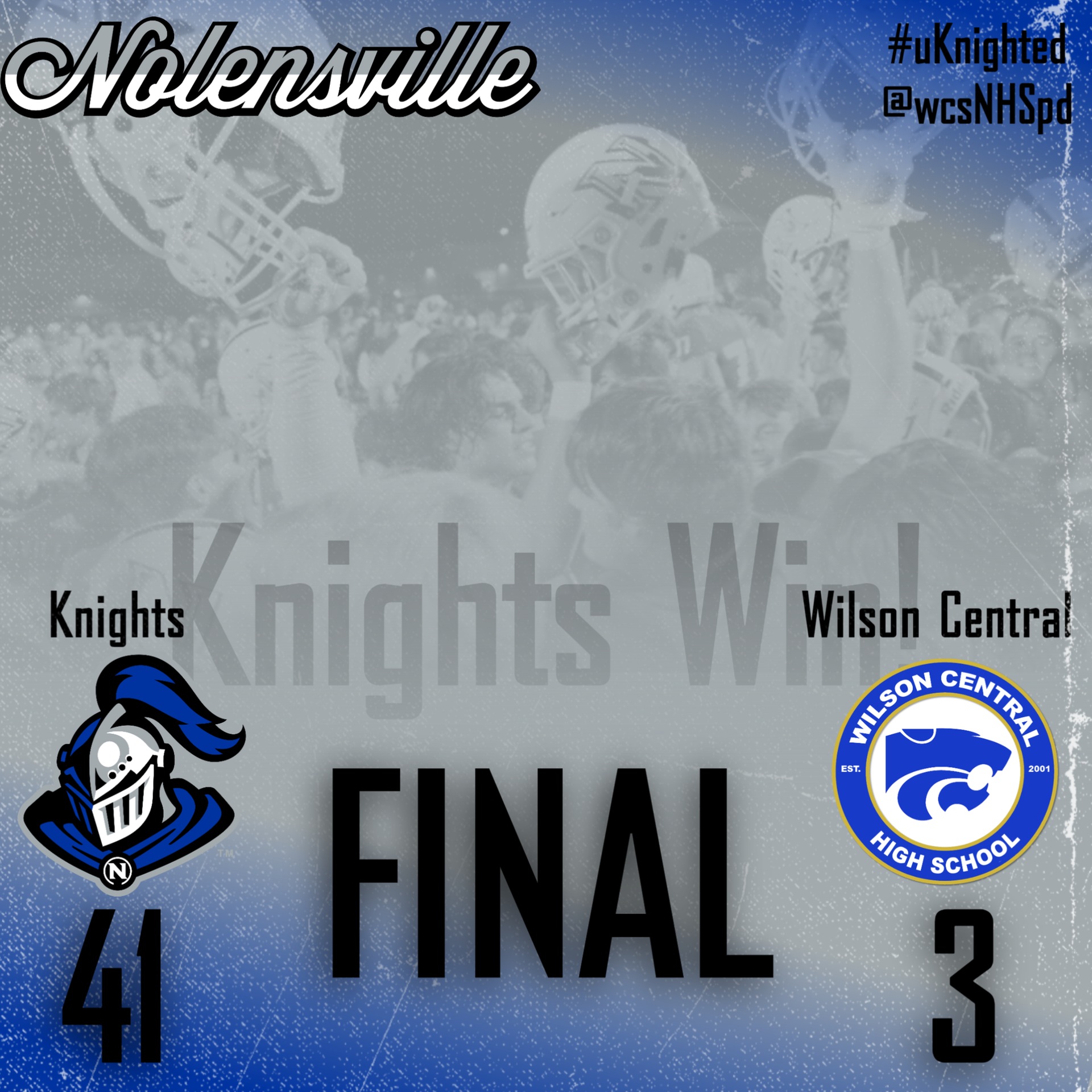 Knights Cruise into 2nd Round